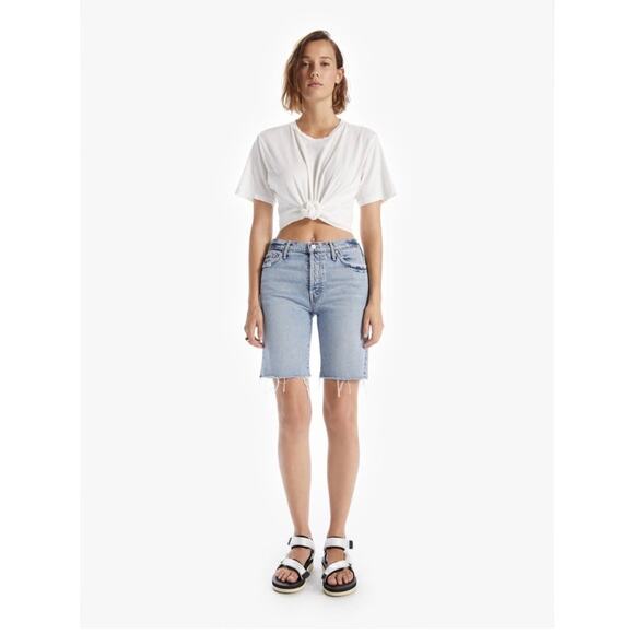 NWT Mother The Trickster Short Fray Shorts in Win Some Lose...